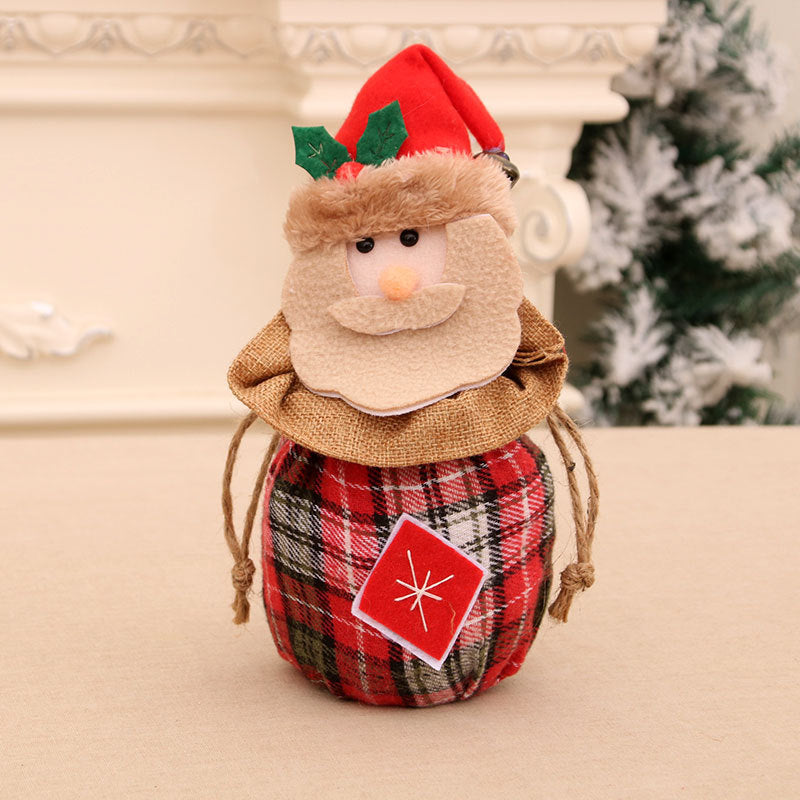 Dekorativer Schneemann Geschenktüte Karnz