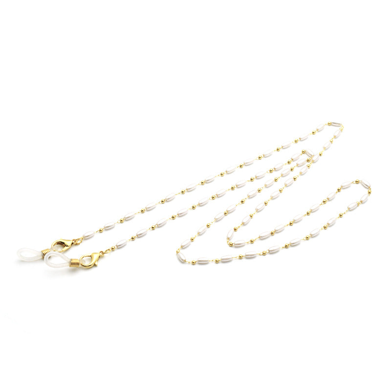 Elegante perlenverlinkte Brillen Kette Karnz 1786692183