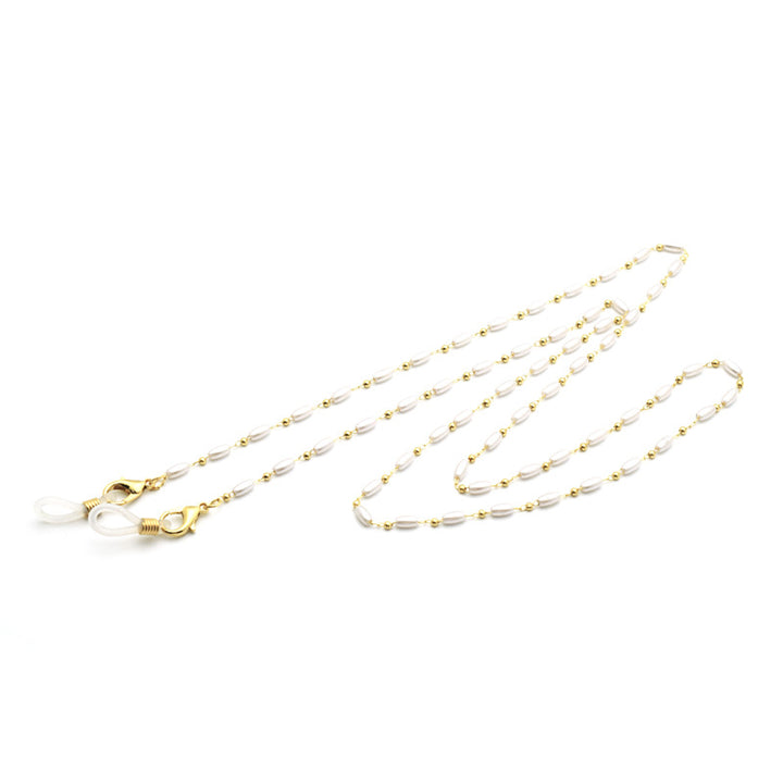 Elegante perlenverlinkte Brillen Kette Karnz 1786692183