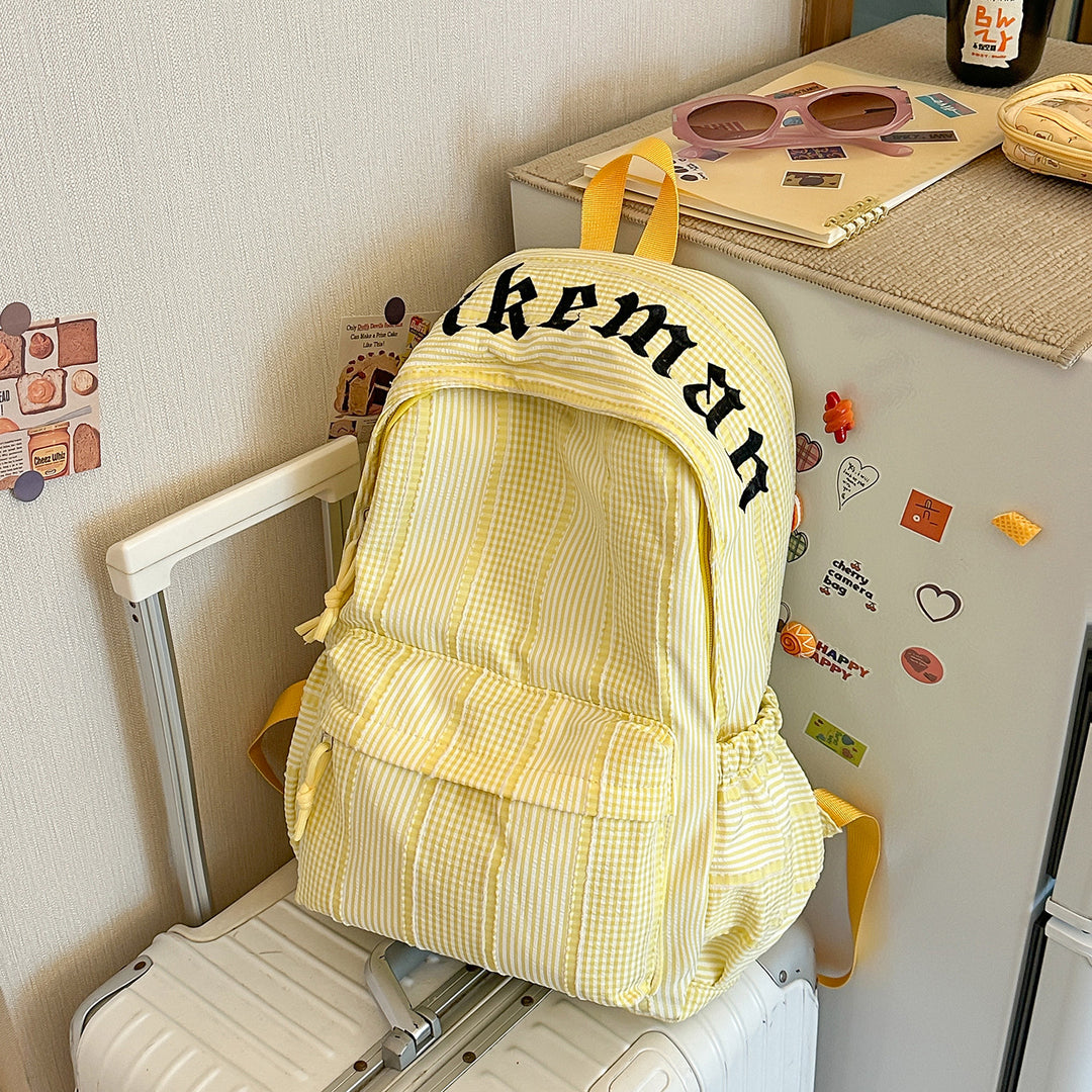 Stylische Karierte Rucksack Karnz