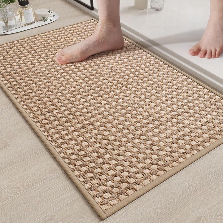 Strukturierte schnelltrocknende Badmatte