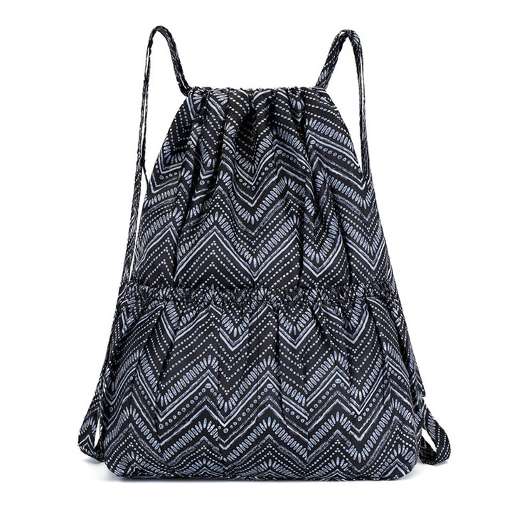 Blumenmuster Zugbeutel Rucksack Karnz