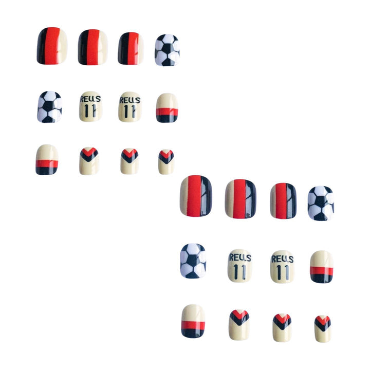 Sportliche Nagelkunst Set