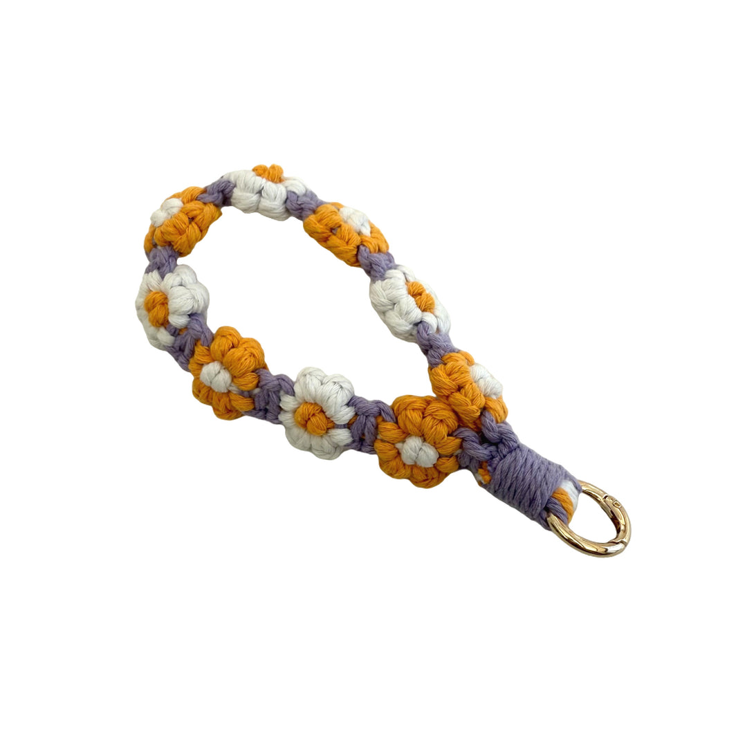 Floral Makramee Schlüsselanhänger Halter Karnz