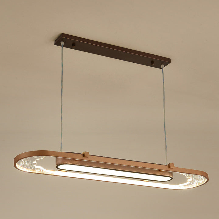 Moderne lineare Pendelleuchte
