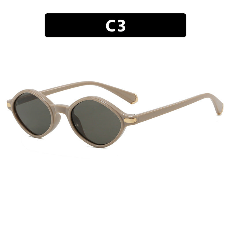 Damen modische Sonnenbrille mit einzigartigem Design und hochwertigem Metallrahmen Karnz