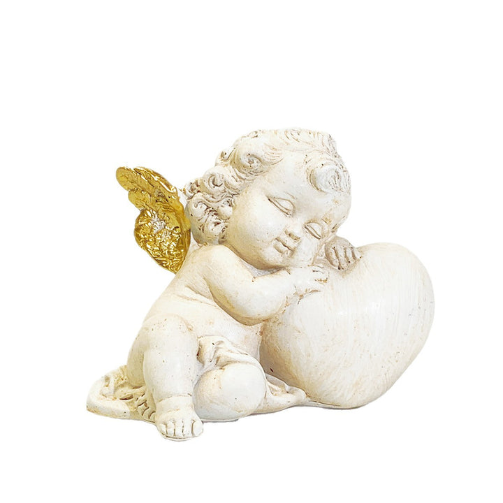 Charmante Engelfigur mit Herzmotiv Karnz