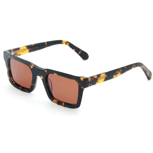 Damen Designer-Sonnenbrille im modernen Rechteck-Format Karnz