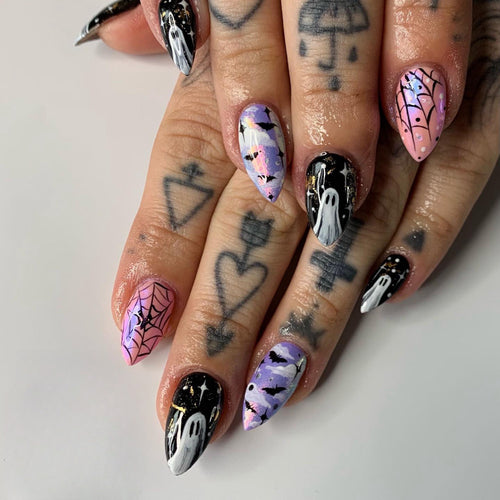 Kreative Halloween Kunstnagel Design Karnz