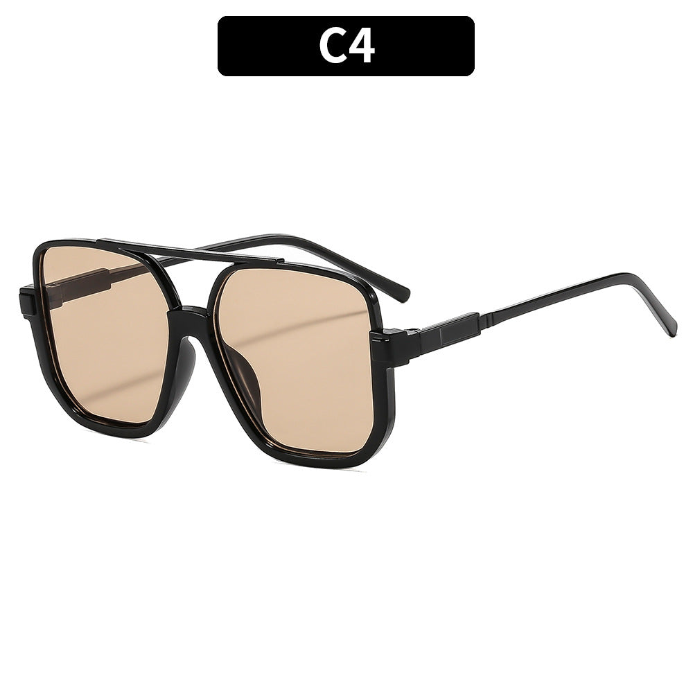 Zeitgenössische Übergroße Quadratische Sonnenbrille