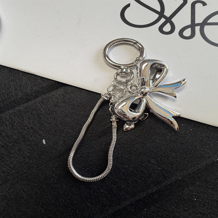 Eleganter Schleifenanhänger Schlüsselanhänger Karnz