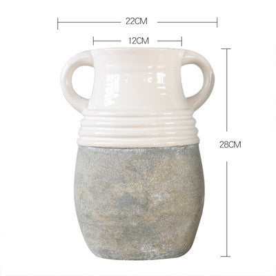 Dekorative und moderne Keramikvase Karnz