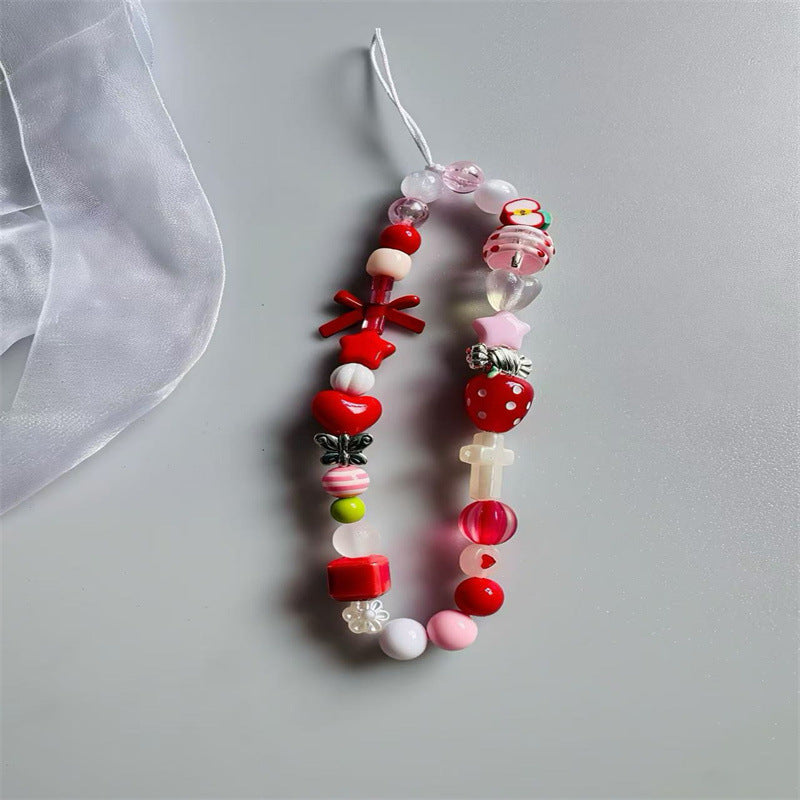 Verspielte Perlen Charm Brillenband Karnz