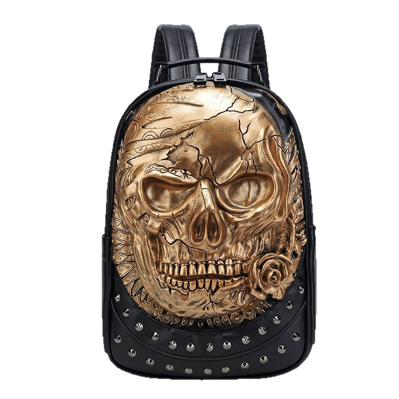 Stylischer Rucksack mit Totenkopf-Design Karnz