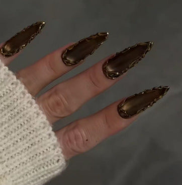 Elegante Stiletto-Nagelverlängerungen Karnz