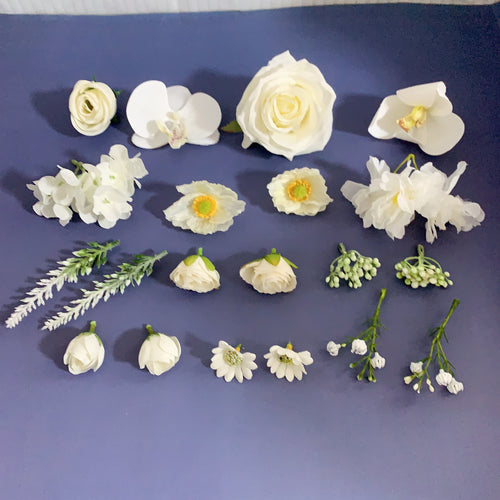Künstliches Blumenverzierung Set