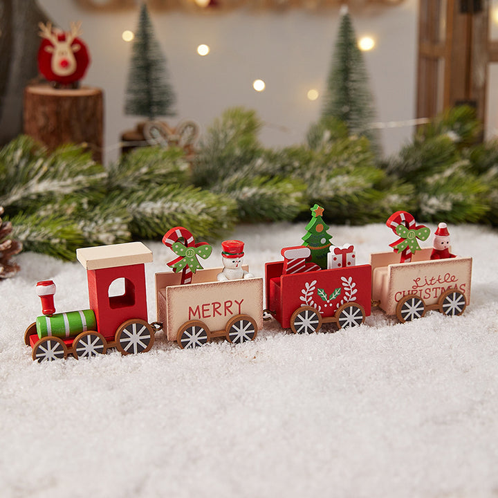 Dekoratives Weihnachtszug-Set Karnz