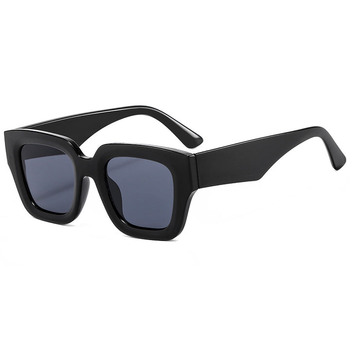 Damen Modische quadratische Sonnenbrille mit innovativem Design Karnz