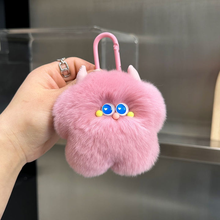Flauschige Charakter Schlüsselanhänger Charm Karnz