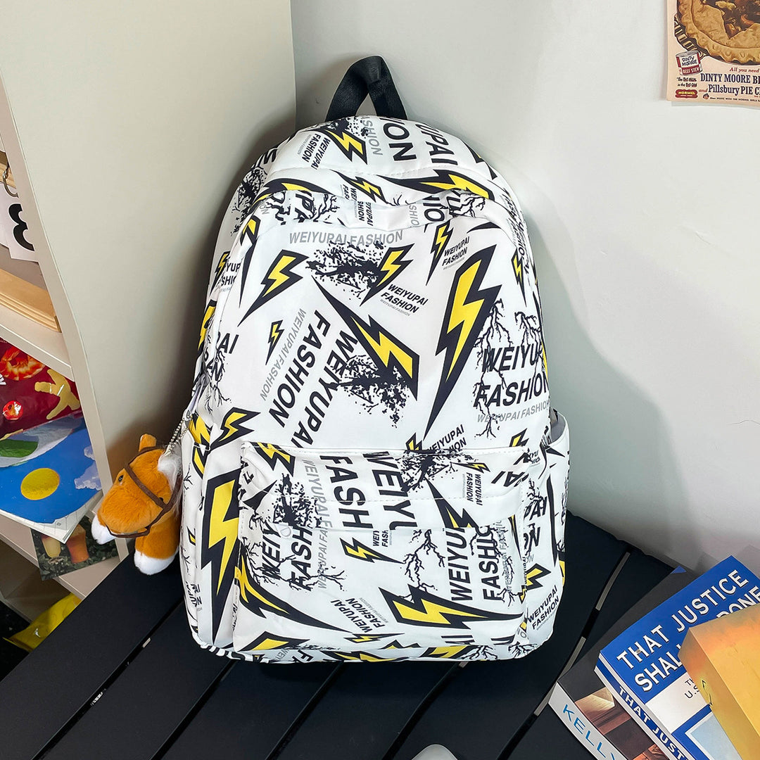 Trendiger Grafikdruck-Rucksack