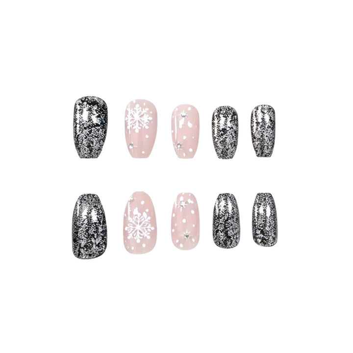 Festliche Glitter-Nagelkunst-Verstärkungen Karnz