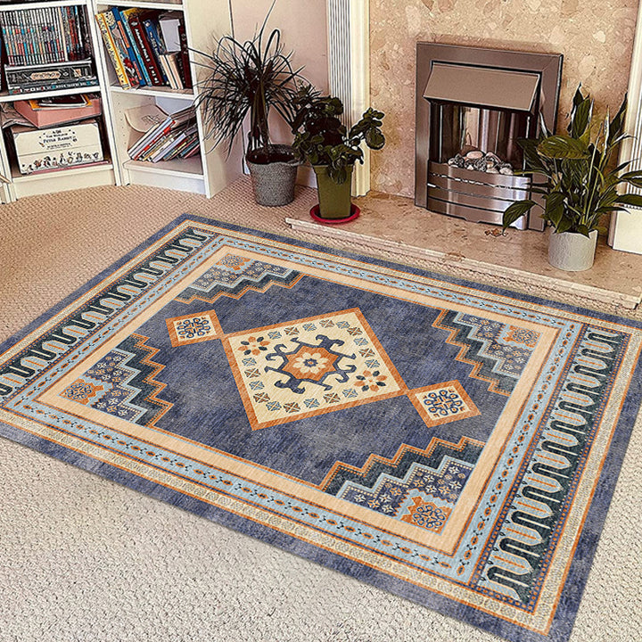 Vintage geometrisches Muster Teppich
