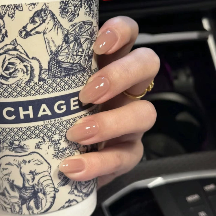 Lange mandelförmige Drucknagel-Set Karnz