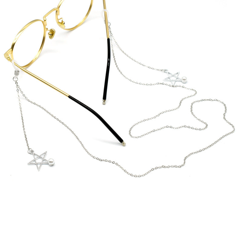 Stern-Motiv Brillenkette Karnz
