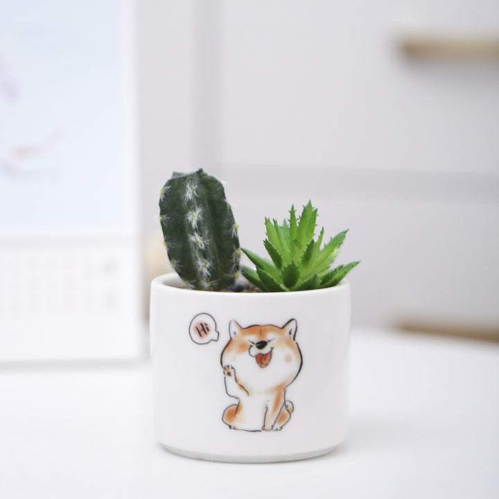 Niedlicher Tier-Themen-Sukkulenten-Planter Karnz