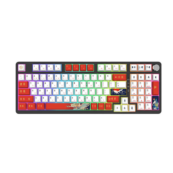 RGB Mechanische Gaming-Tastatur mit Hot-Swap-Funktion Karnz