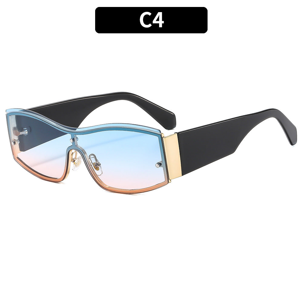 Damen Modische Sonnenbrille mit markantem Design und robustem Rahmen Karnz