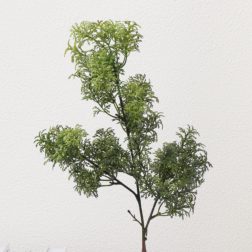 Künstlicher Blütenzweig mit filigranen lila Blüten Karnz