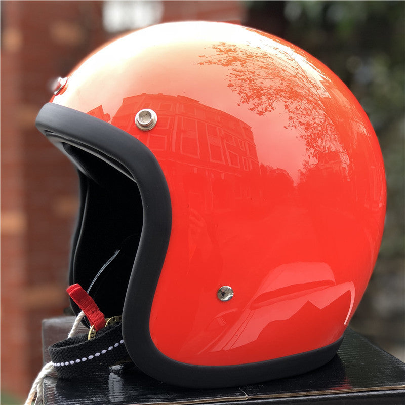 Retro Open-Face Motorradhelm Karnz
