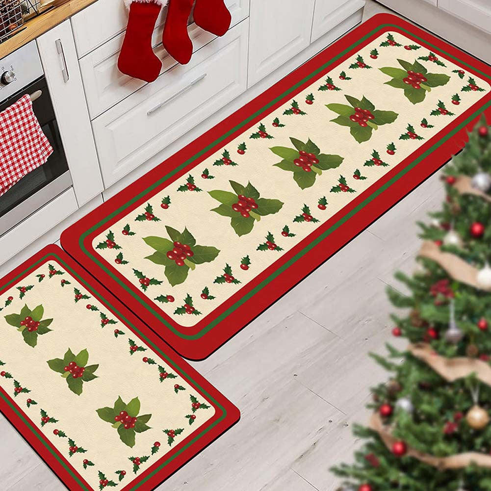 Weihnachts-Themen Küchenmatte Set