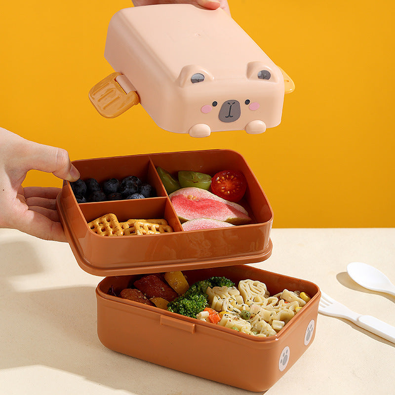Niedlicher Tier-Themen Bento Mittagessen Behälter