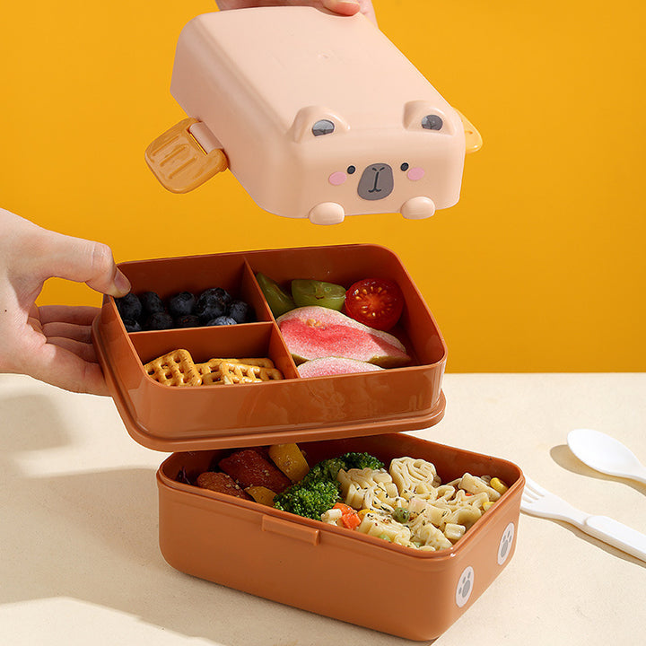 Niedlicher Tier-Themen Bento Mittagessen Behälter