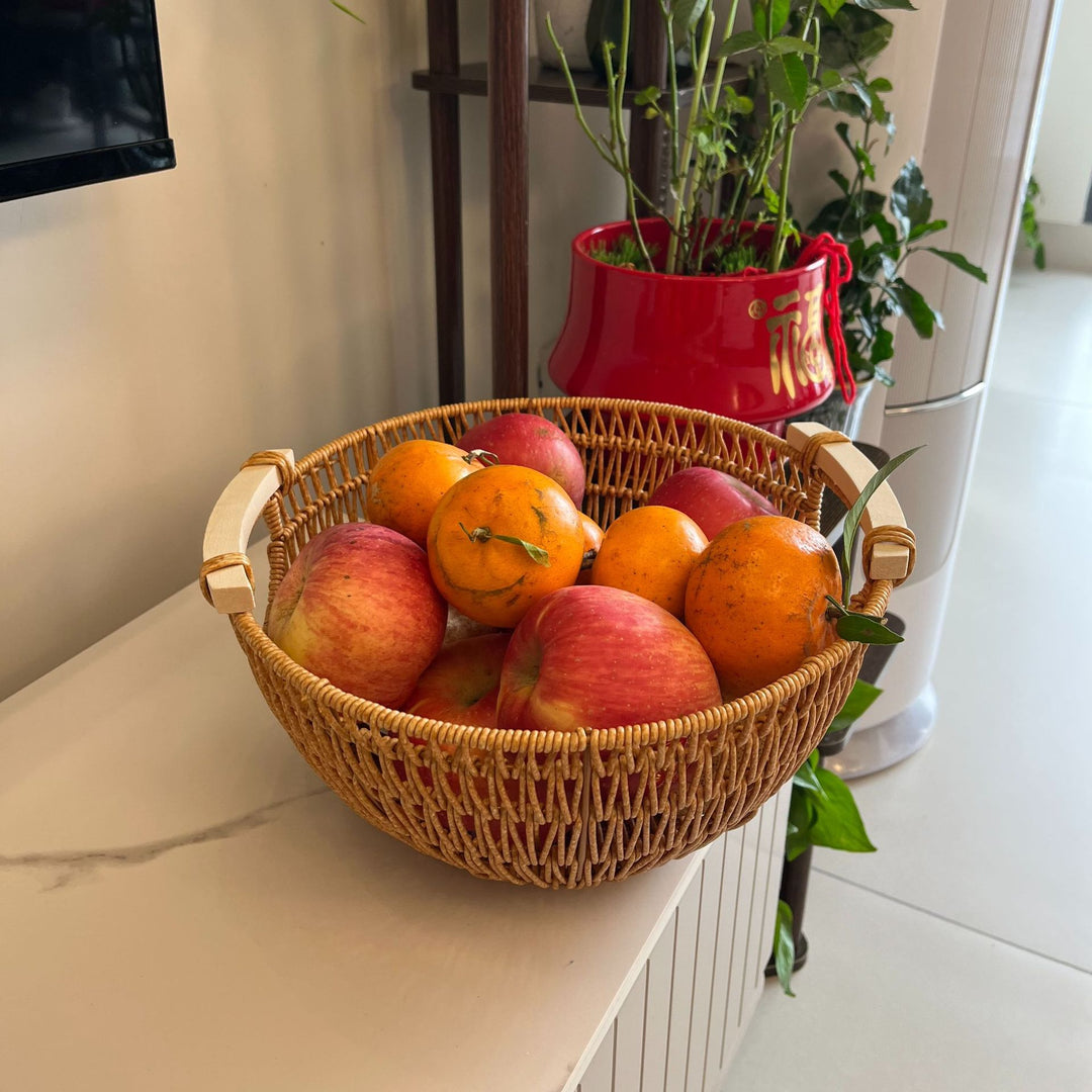 Moderne Dekorative Geflochtene Obstschale Karnz