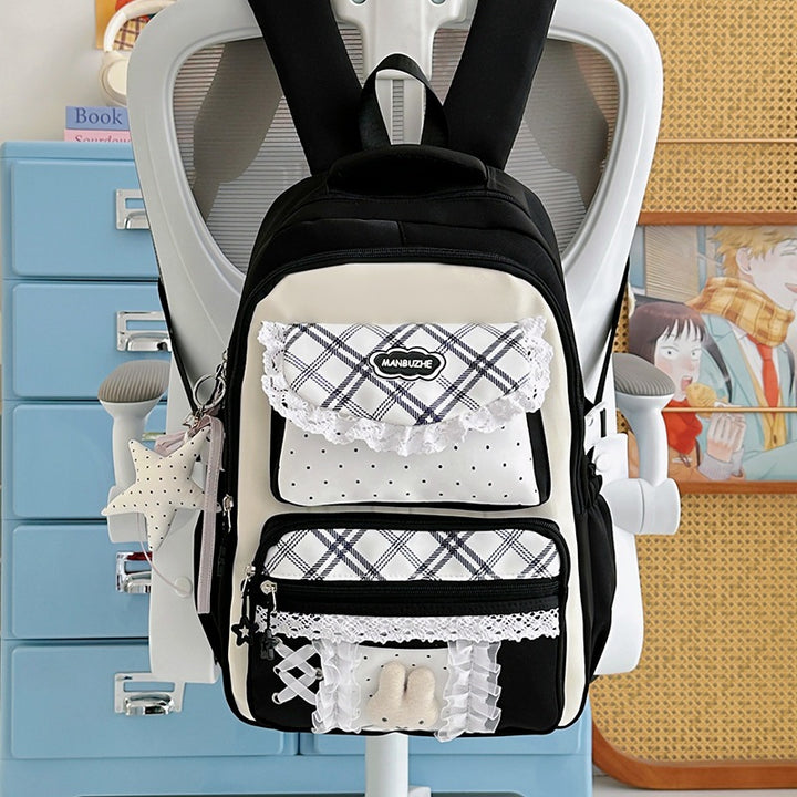 Verspielter Rucksack mit Mehrfachfach-Design Karnz