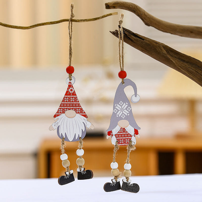 Dekorativer Holzgnom Ornament Karnz