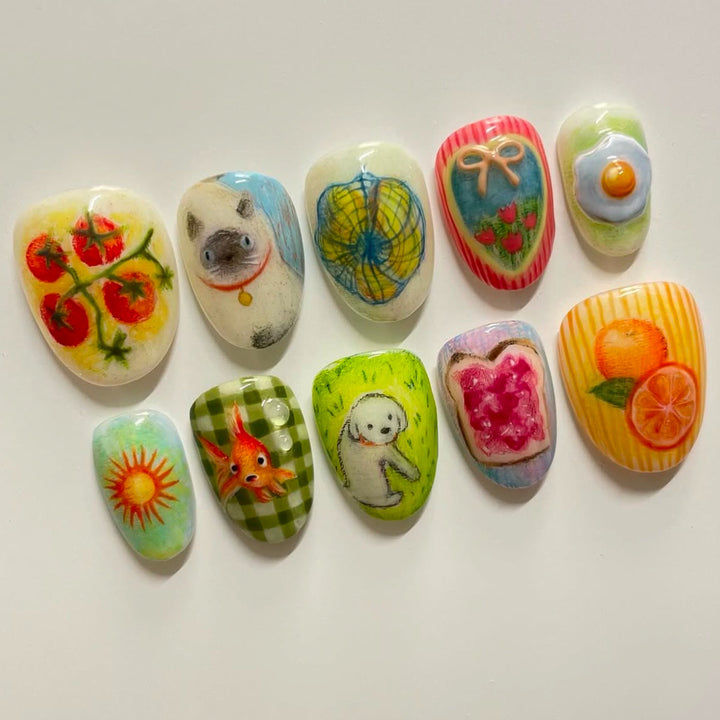 Thematic Artisan Press-On Nail Set Karnz