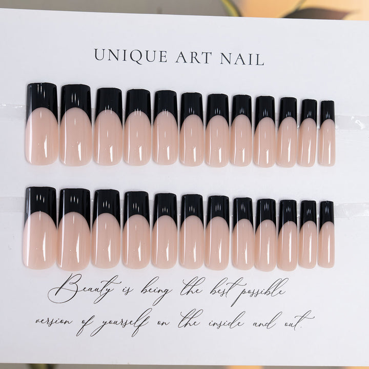 Künstlerisches langes Stiletto Press-On Nagelset