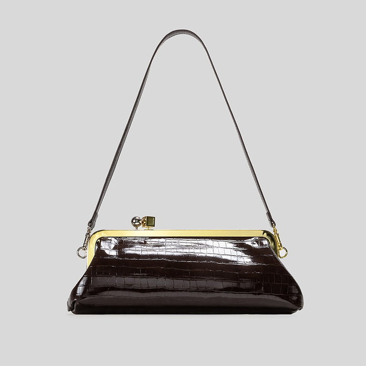 Elegante Lackleder Abendhandtasche