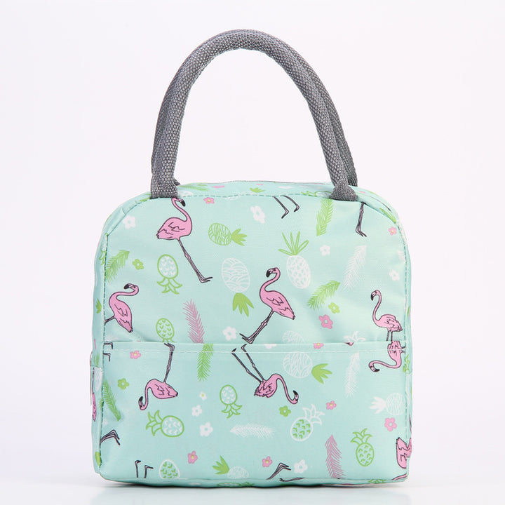 Stilvolle isolierte tropische Lunchkühltasche Karnz