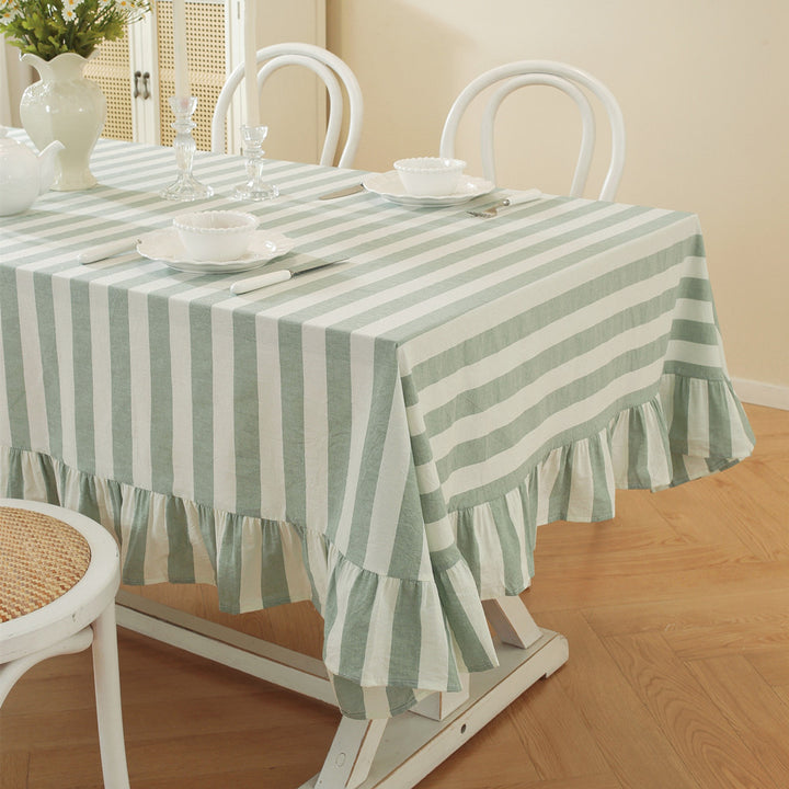 Ruffled Gestreifte Tischdecke