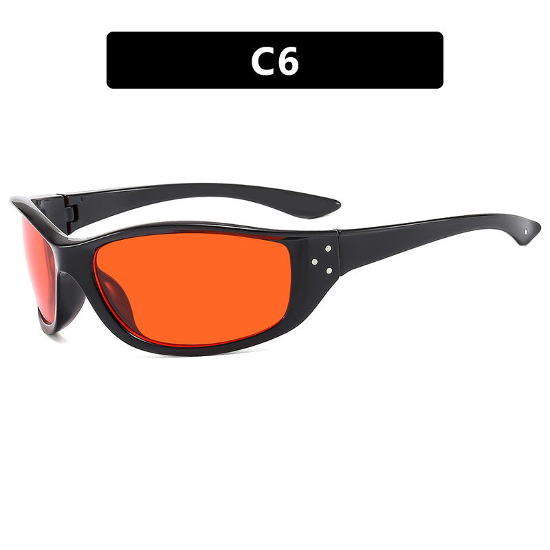 Damen Sportliche Sonnenbrille mit ergonomischem Rahmen und UV-Schutz Karnz