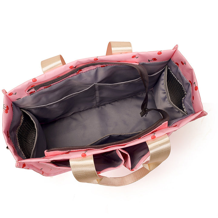 Verspielt bedruckte isolierte Lunch-Tasche Karnz