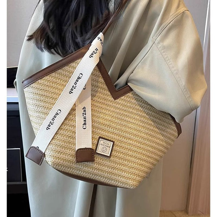 Gewebte Textur Schultertasche Karnz