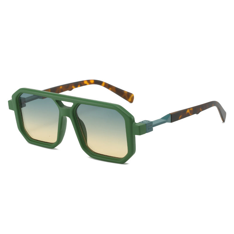 Fette Übergroße Achtkantige Sonnenbrille Karnz