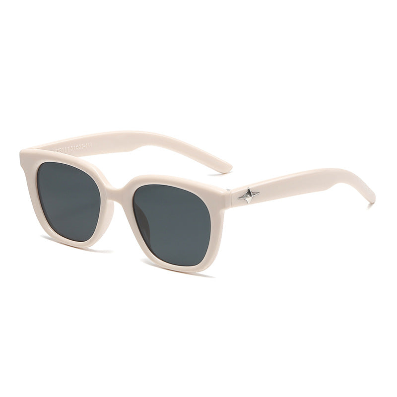 Damen moderne quadratische Sonnenbrille mit stylischem Rahmen Karnz