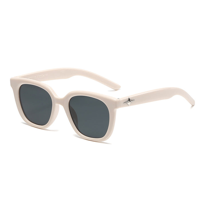 Damen moderne quadratische Sonnenbrille mit stylischem Rahmen Karnz